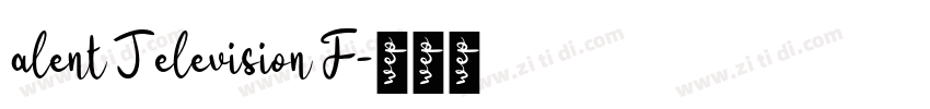 alent Television F字体转换